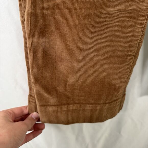 Everlane Corduroy Pants Women's 4 Brown Flat Front Pockets Cotton Blend - Picture 4 of 10